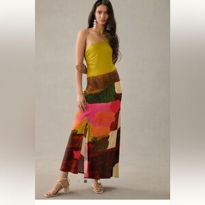 🍋‍🟩🍒Anthropologie🍒🍋‍🟩 BL-NK Slip Dress Size Large